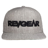 3D Premium Snapback Hat - Heather Gray/Black