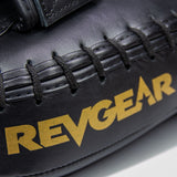 Revgear Curved Pro Leather Thai Pads - Professional Muay Thai & Kickboxing Training