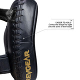 Revgear Curved Pro Leather Thai Pads - Professional Muay Thai & Kickboxing Training
