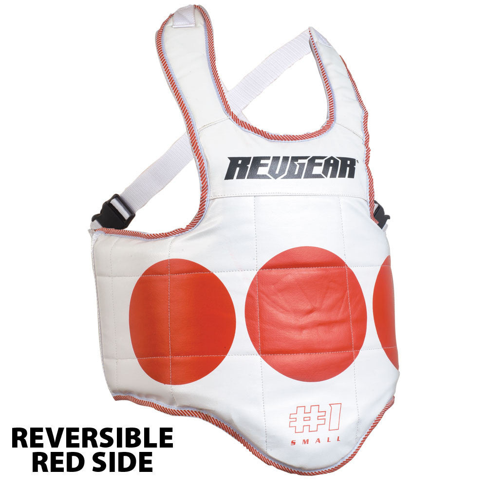 Revgear Deluxe Reversible Chestguard - Blue/Red Sparring Body Protector