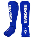 Revgear Amateur Cloth Shin & Instep Guards for Muay Thai, MMA, Boxing