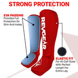 Revgear Amateur Cloth Shin & Instep Guards for Muay Thai, MMA, Boxing