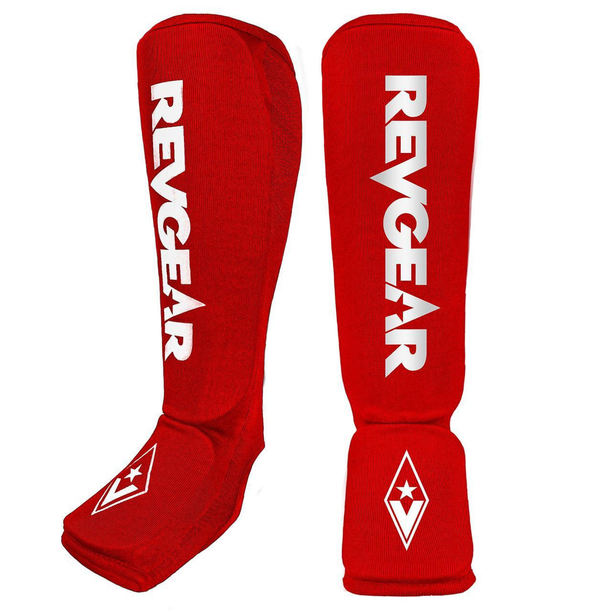 Revgear Amateur Cloth Shin & Instep Guards for Muay Thai, MMA, Boxing