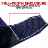 Revgear 180" Hand Wraps 3-Pack Bundle with Free Wash Bag - Black