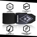 Revgear 180" Hand Wraps 3-Pack Bundle with Free Wash Bag - Black