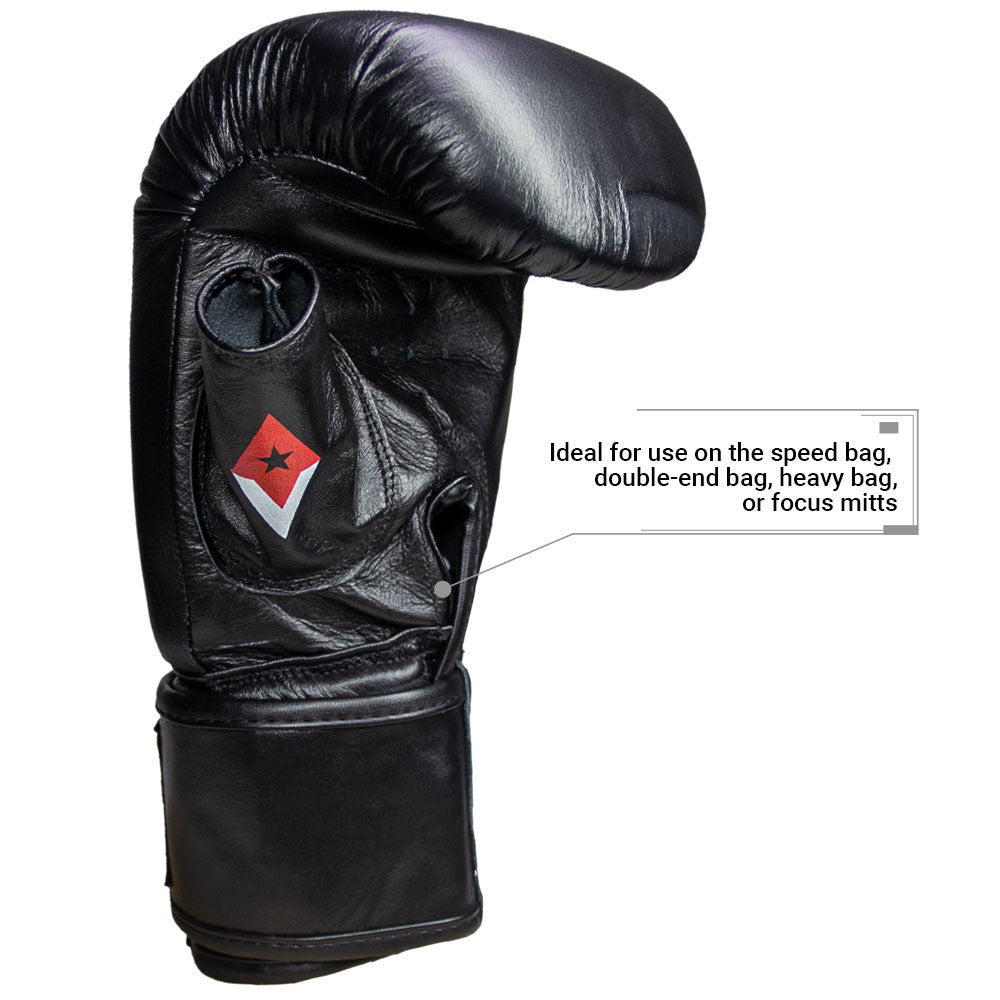 Revgear Leather Bag Gloves | Essential Training Gear