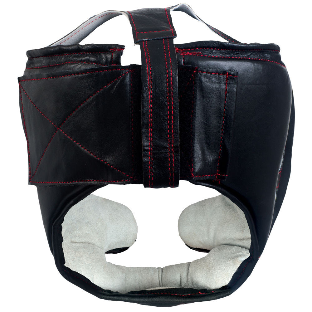 Revgear Professional Leather Headgear with Cheek & Chin Protection