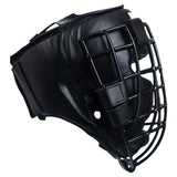 Revgear Leather Headgear with Face Cage - Professional Combat Sports Protection