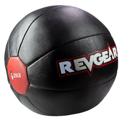Revgear Leather Medicine Ball - Professional Training Equipment