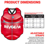 Revgear Muay Thai Reversible Chest Guard | Red & Blue Sparring Protection