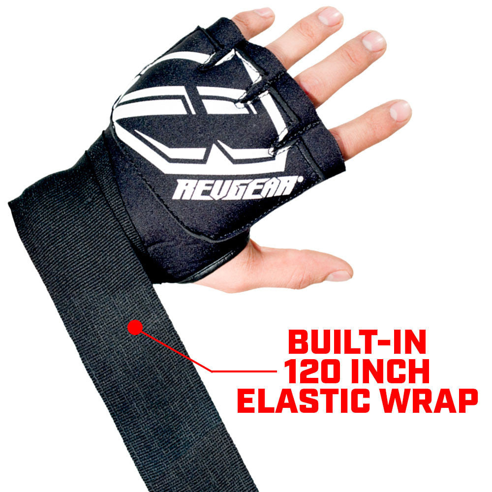 Revgear Neoprene Gel Hand Wraps with Wrist Support for Boxing, MMA & Muay Thai