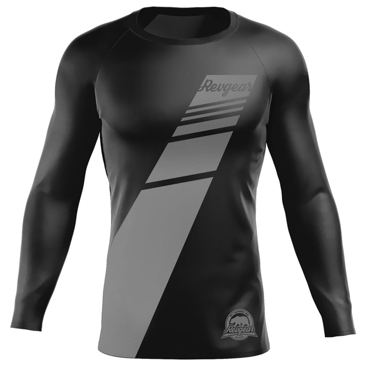 Revgear IBJJF Ranked No-Gi Long Sleeve Rash Guard - Professional BJJ Competition Gear