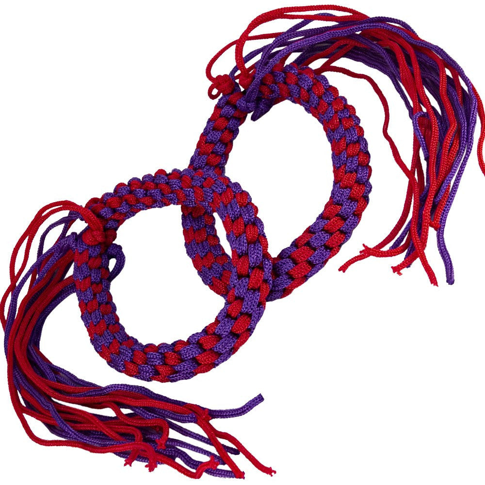 Prajead Traditional Style Elastic Muay Thai Armband - Purple/Red