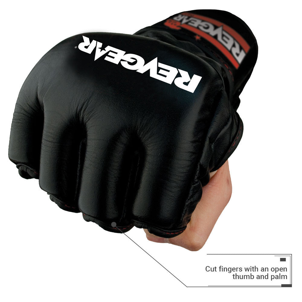 Revgear Challenger 2 Leather MMA Gloves