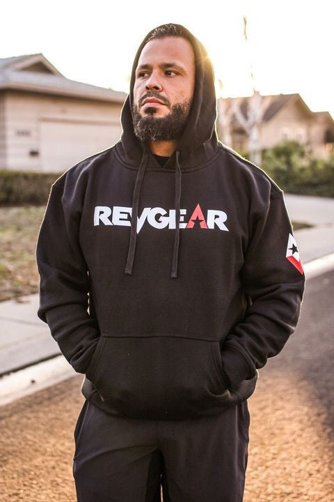 Revgear Black Pullover Hoody | Classic Athletic Fit for Martial Arts