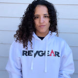 Revgear Pullover Hoody - White | Classic Athletic Training Hoodie