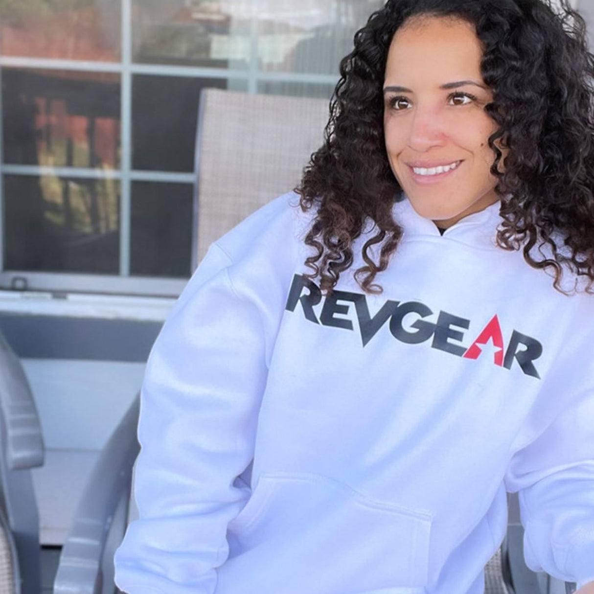 Revgear Pullover Hoody - White | Classic Athletic Training Hoodie