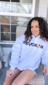Revgear Pullover Hoody - White | Classic Athletic Training Hoodie