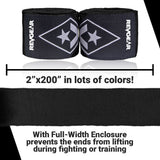 Revgear Pro Elastic Extra Long Hand Wraps - 200"
