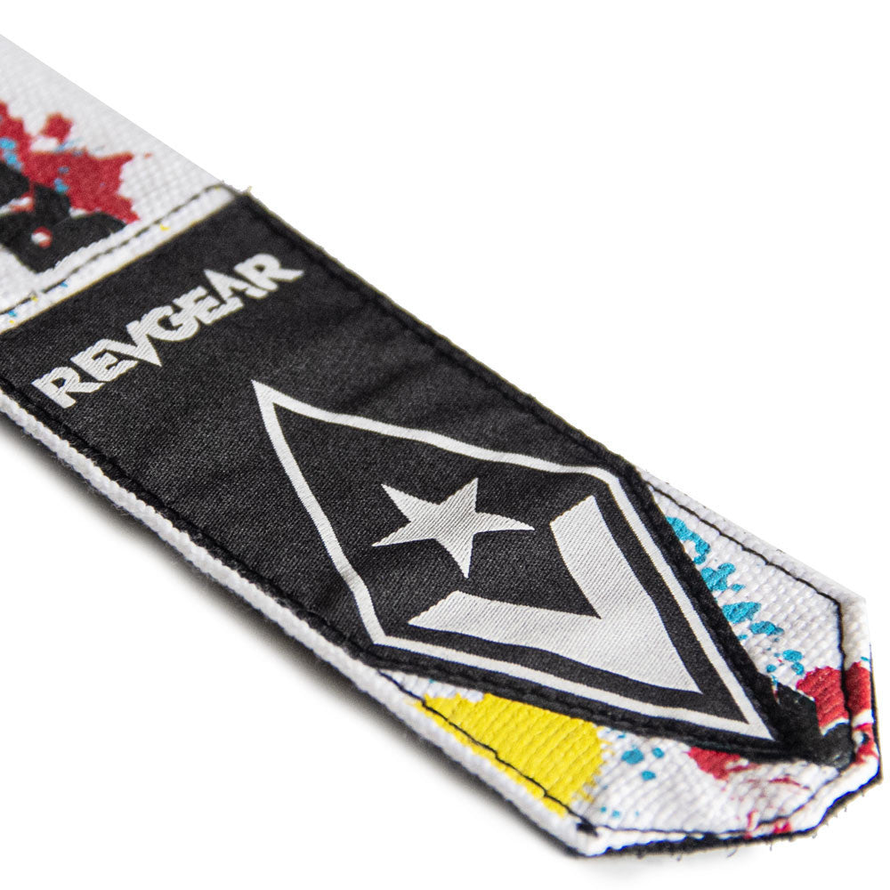 Revgear Pro Series Splatt White Elastic Hand Wraps - 180"