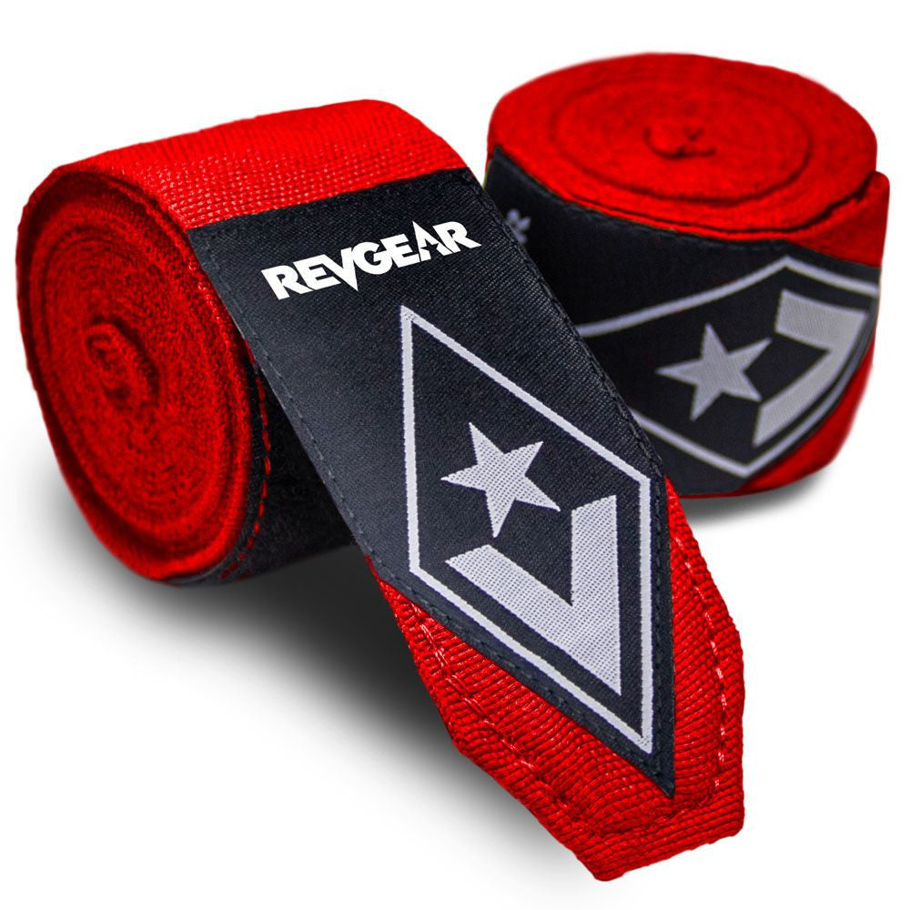 Revgear Pro Series "Train Fight Recover Repeat" Elastic Hand Wraps - 2" x 180"