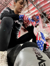 Revgear Pro Series USA Flag Elastic Hand Wraps - 180"