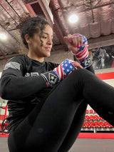 Revgear Pro Series USA Flag Elastic Hand Wraps - 180"