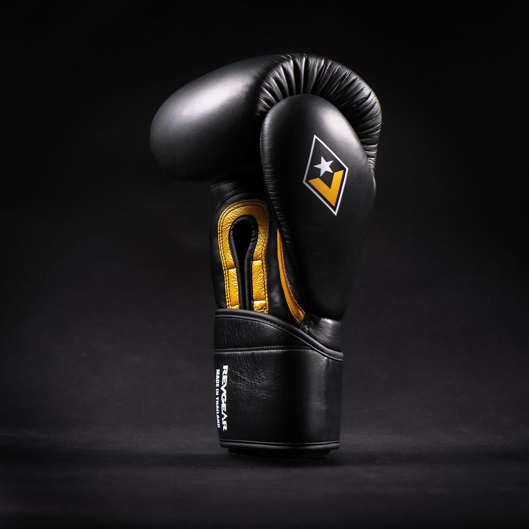 Revgear S7 Leather Sparring Gloves - Hook and Loop
