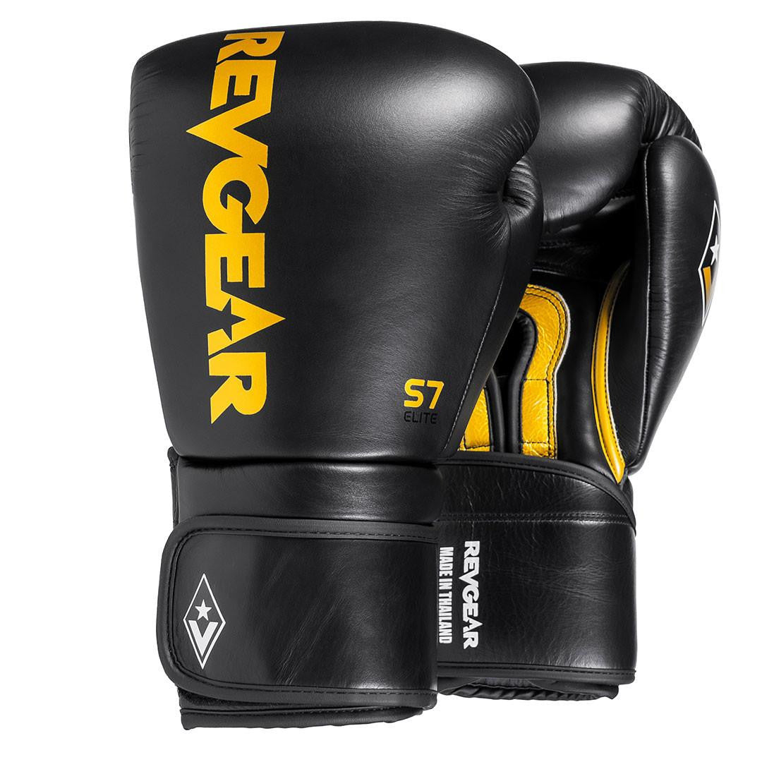 Revgear S7 Leather Sparring Gloves - Hook and Loop
