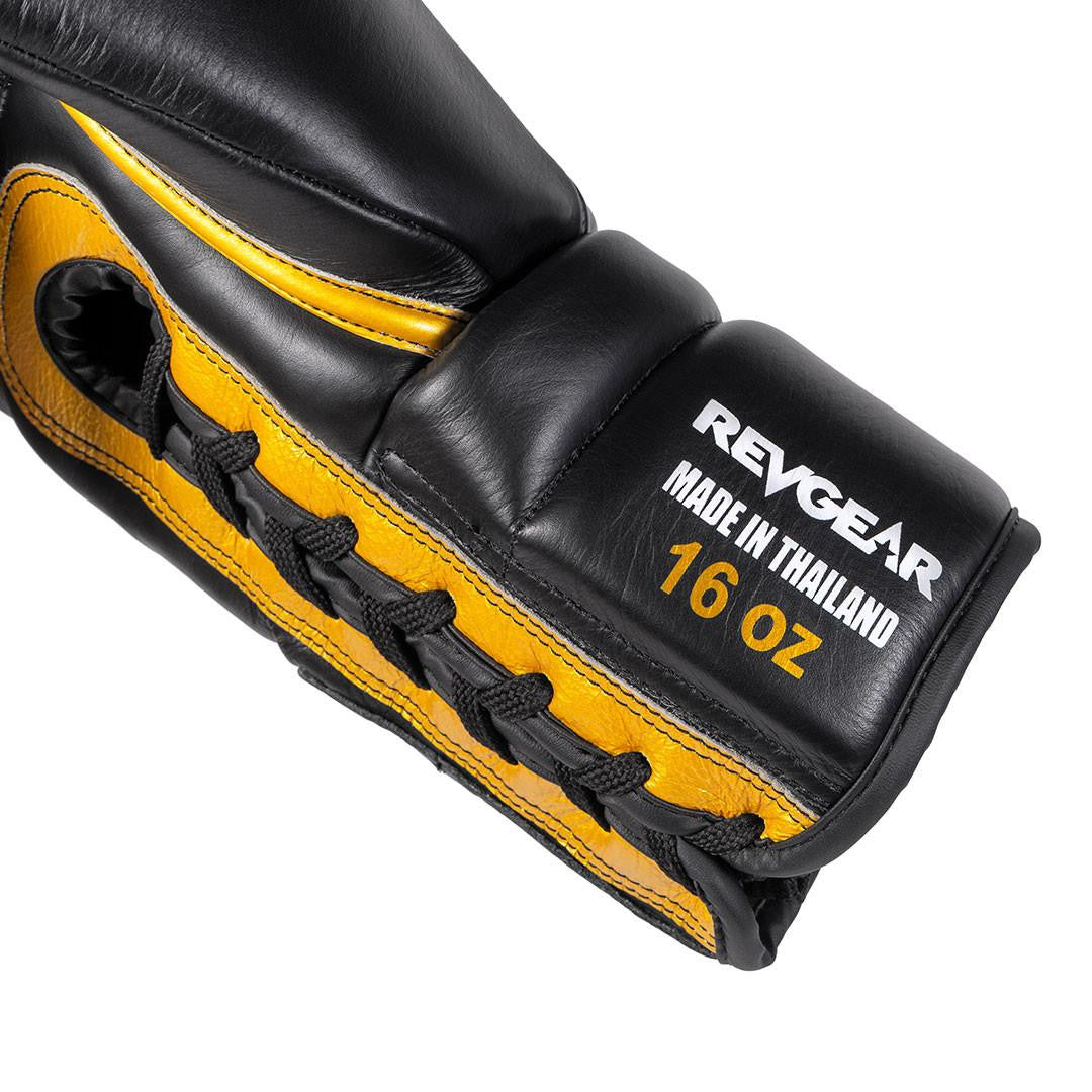 Revgear S7 Leather Sparring Gloves - Lace Up