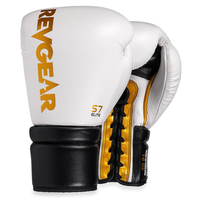 Revgear S7 Leather Sparring Gloves - Lace Up
