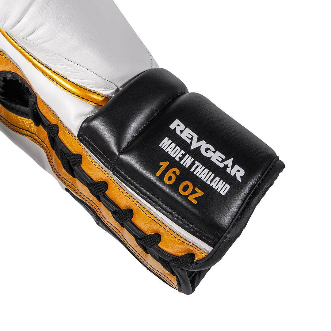 Revgear S7 Leather Sparring Gloves - Lace Up