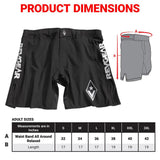 Revgear Stealth Hybrid MMA Shorts - Lightweight & Durable Training Shorts
