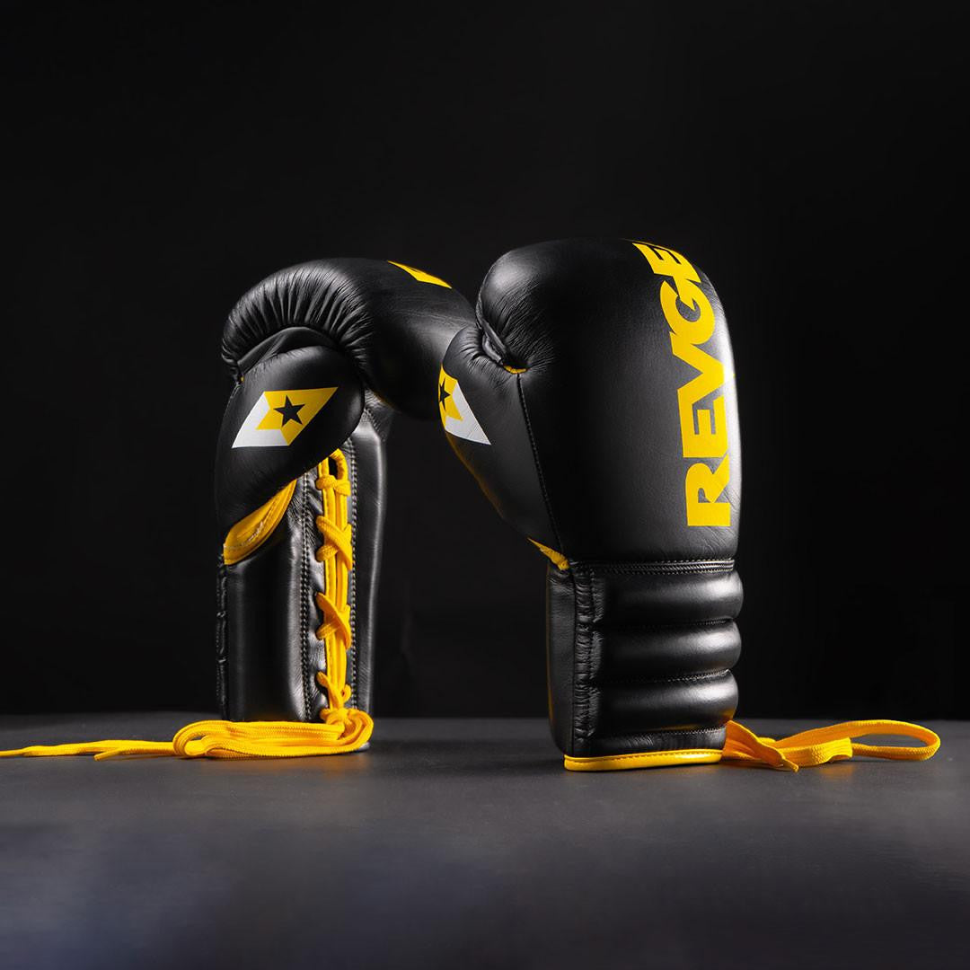 Revgear S4 Pro Lace Boxing Gloves - Professional Sparring