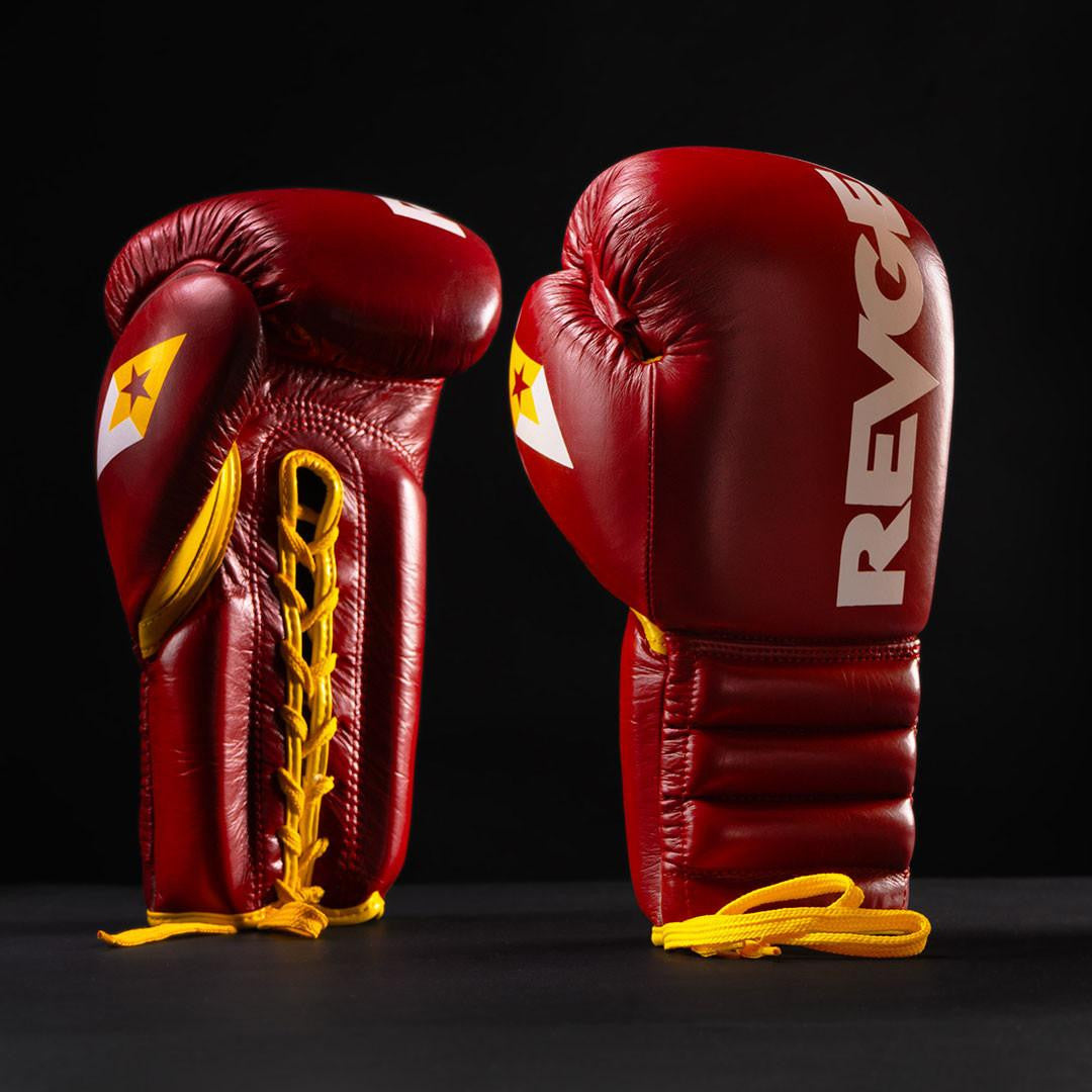 Revgear S4 Pro Lace Boxing Gloves - Professional Sparring