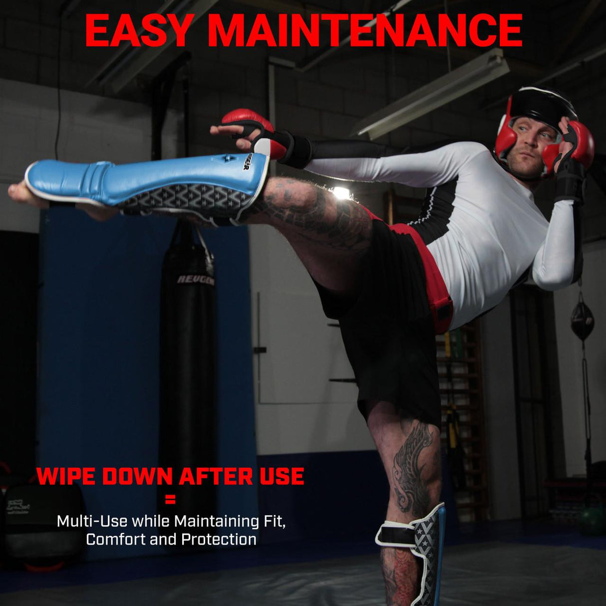 Revgear Superlite MMA Shin Guards | Lightweight Agility for MMA & Kickboxing