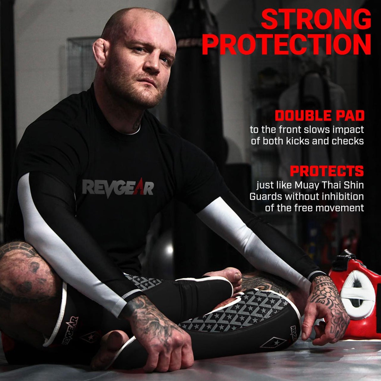 Revgear Superlite MMA Shin Guards | Lightweight Agility for MMA & Kickboxing