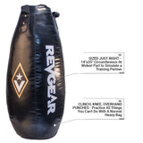 Revgear 60lb Tear Drop Bag - Heavy Punching Bag for Martial Arts