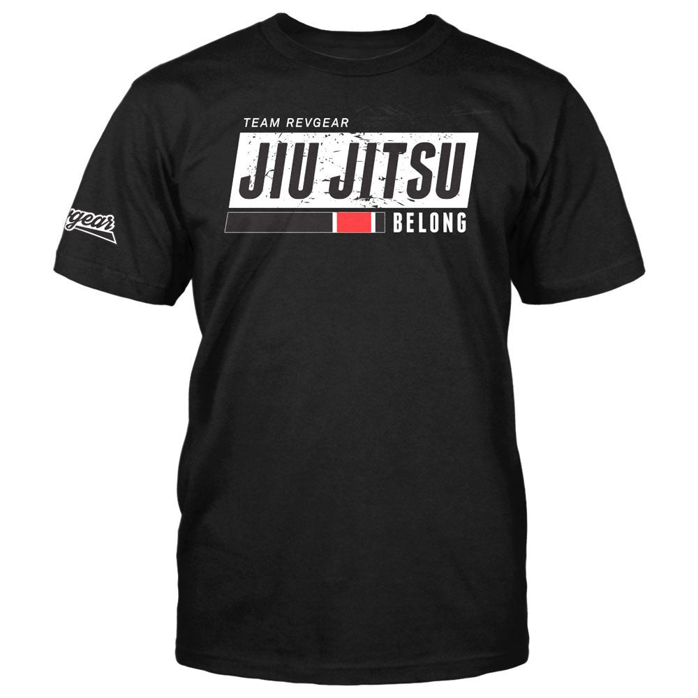 Revgear TR Jiu Jitsu Tee - Black | Lightweight BJJ Training Shirt