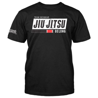 Revgear TR Jiu Jitsu Tee - Black | Lightweight BJJ Training Shirt