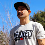 Revgear TR Jiu Jitsu Tee - Gray | Lightweight Moisture-Wicking BJJ Shirt