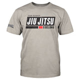 Revgear TR Jiu Jitsu Tee - Gray | Lightweight Moisture-Wicking BJJ Shirt