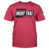 Revgear TR Muay Thai Tee - Cardinal | Lightweight & Breathable Training Shirt