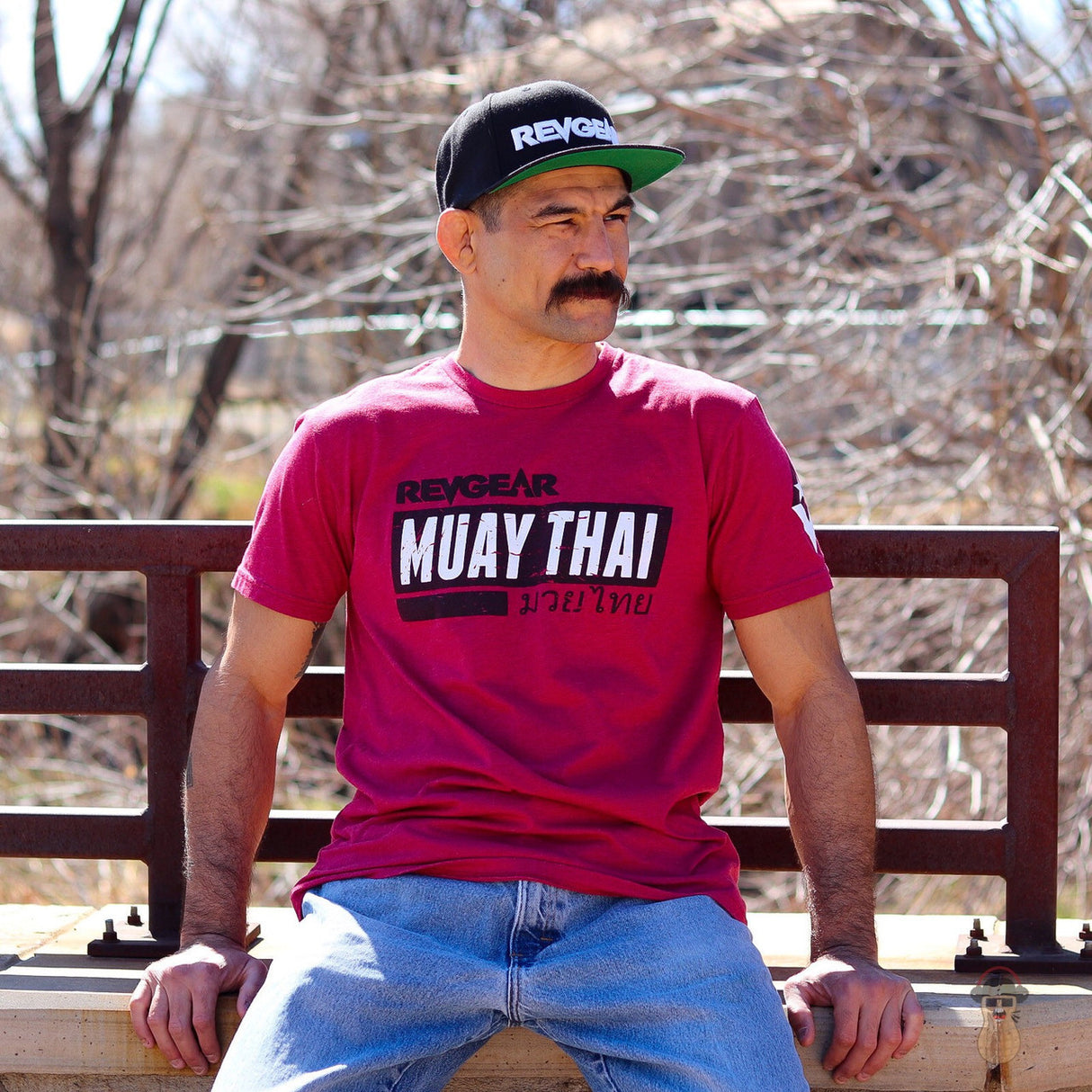 Revgear TR Muay Thai Tee - Cardinal | Lightweight & Breathable Training Shirt