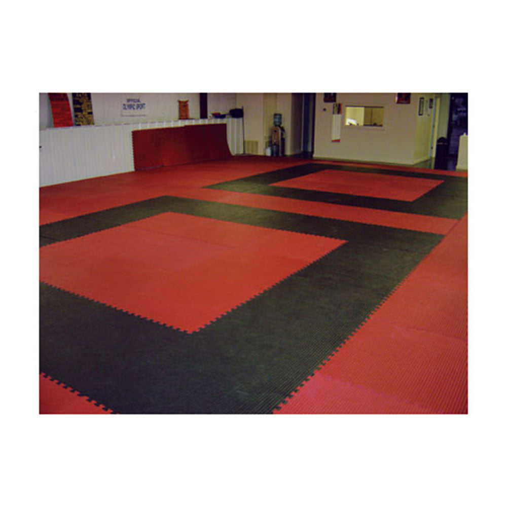 Tatami Style Puzzle Mats - 100 sq ft Interlocking Gym Mats