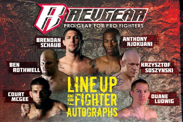 Revgear Booth Fighter Line Up